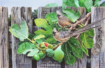 花 鳥 Painting - まだらのネズミ鳥